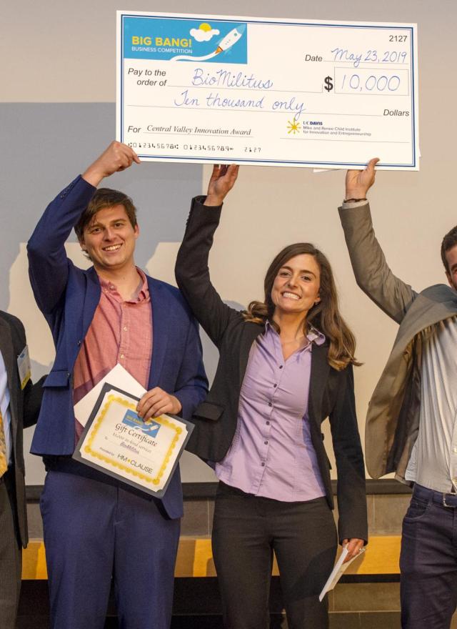 BioMilitus wins prize money at Big Bang 2019