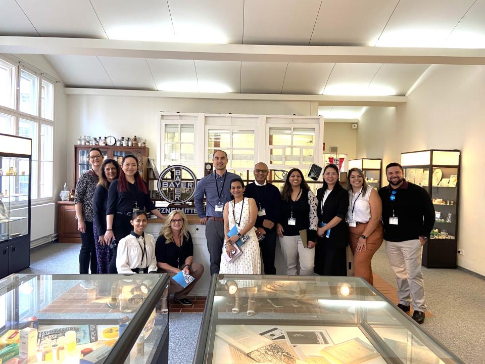 group shot of UC Davis students in Germany